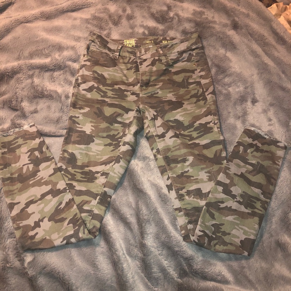 True Craft Camouflage Skinny Jeans